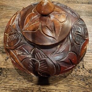 Handcrafted Wooden Decorative Bowl